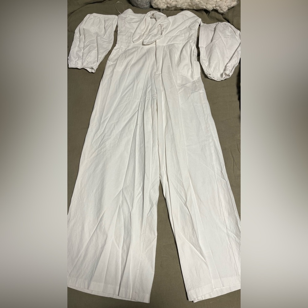 Showpo Maja Front Tie Off Shoulder Jumpsuit